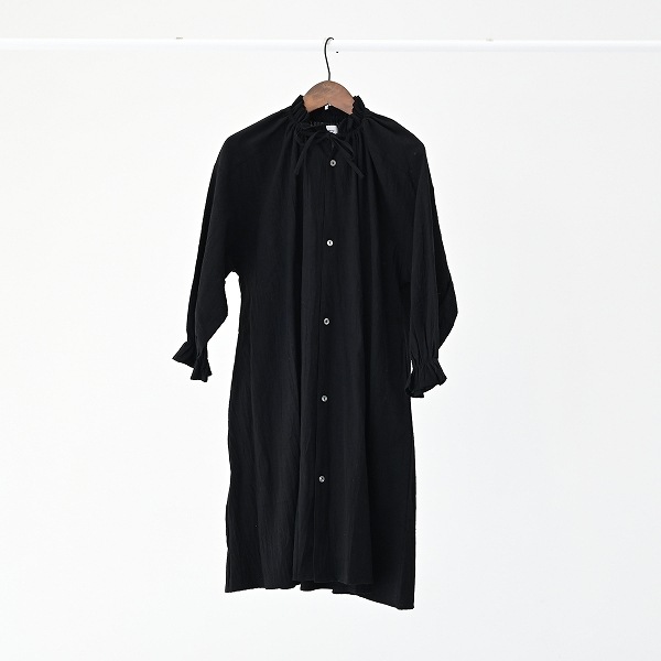 ［50%OFF］ undeny. ギャザーリボンワンピース M(110-120)/L(130-140)/XL(150-160)/F BK