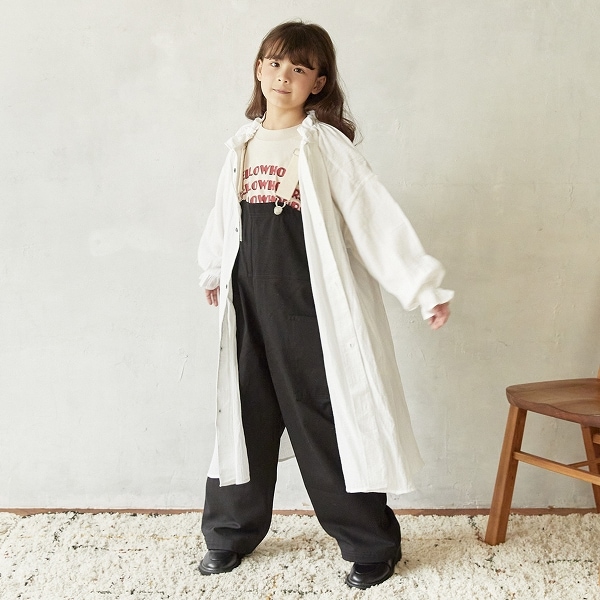 ［50%OFF］ undeny. ギャザーリボンワンピース M(110-120)/L(130-140)/XL(150-160)/F BK