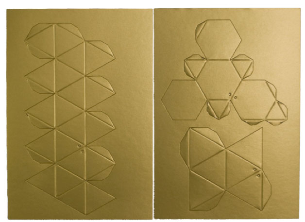 kolor カラー ドイツ ペーパージュエリー paper jewelry [gold]