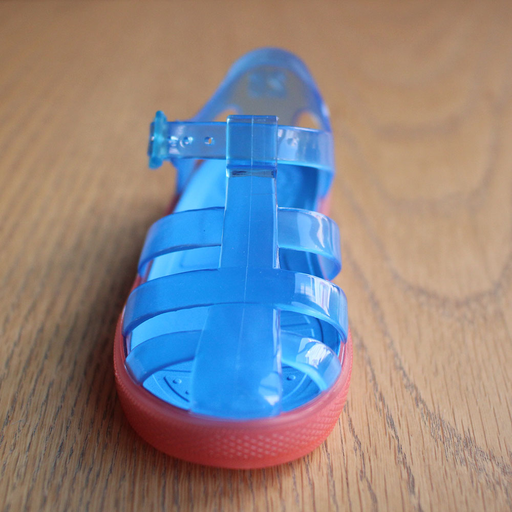 [50%OFF] igol イゴール スペインメイドのサンダル TENIS BICOLOR Turquesa 13cm/14cm/15cm