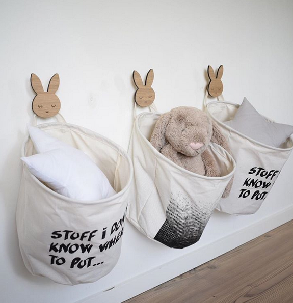 デンマークから Maseliving メーセリビング オーク材 壁かけフック Sleepy bunny 約12 x 8.5cm