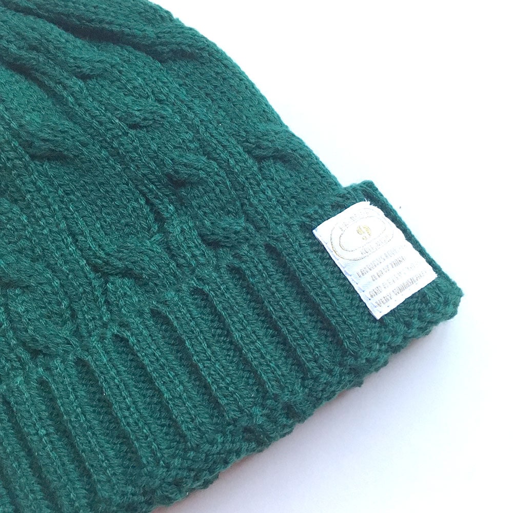 [60%off] maarook マルーク 16AW ケーブルニットキャップ  ネイビー／マスタード／グリーン