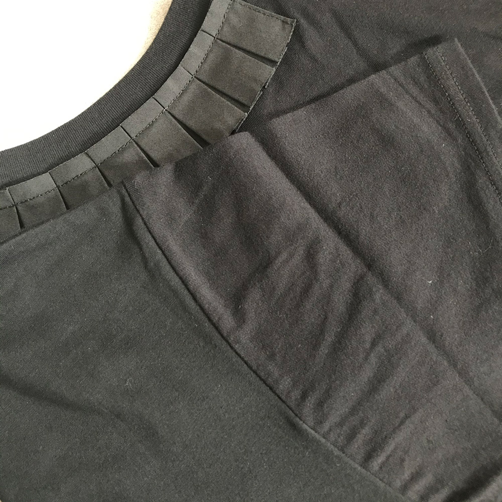 [40%off] frankygrow franky HALF DOUBLE TEE ブラック フリーサイズ