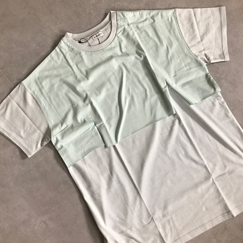 再値下げ [50%off] frankygrow franky HALF DOUBLE TEE ミント フリーサイズ