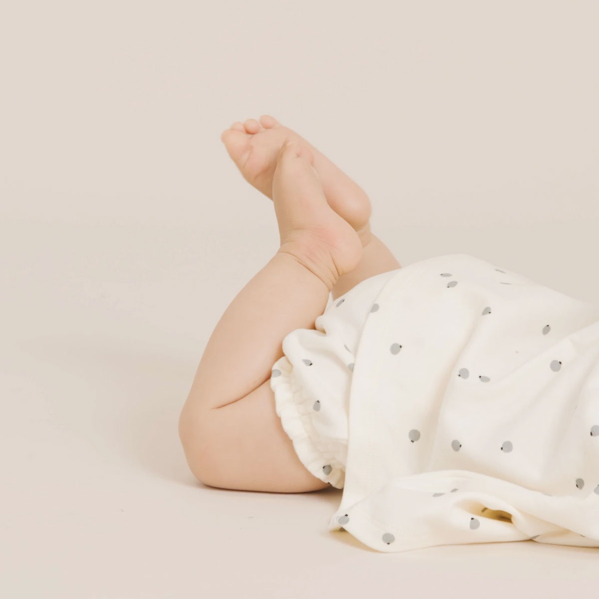 [40%OFF] Quincy Mae オーガニックコットン Gathered Bloomer  [ネコポス対応可] IVORY 80