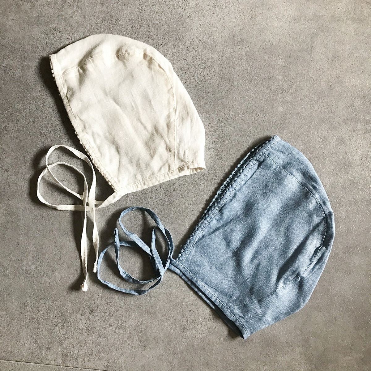 [40%OFF] From spain MY LITTLE COZMO リネン 3-9ヶ月/2歳 アイボリー 水色