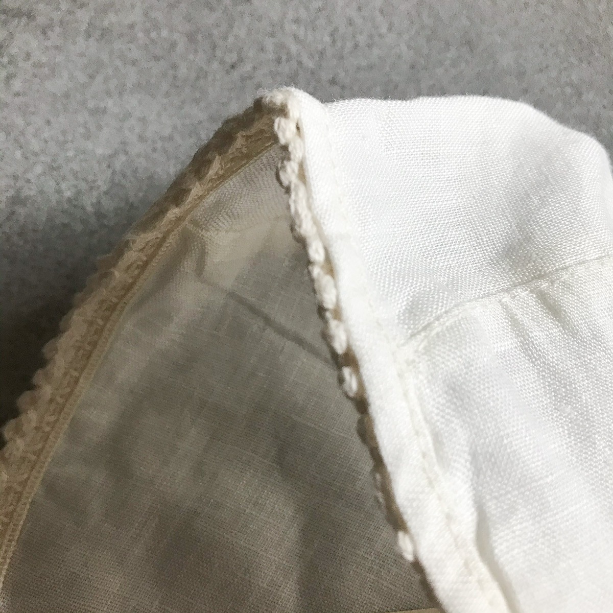 [40%OFF] From spain MY LITTLE COZMO リネン 3-9ヶ月/2歳 アイボリー 水色