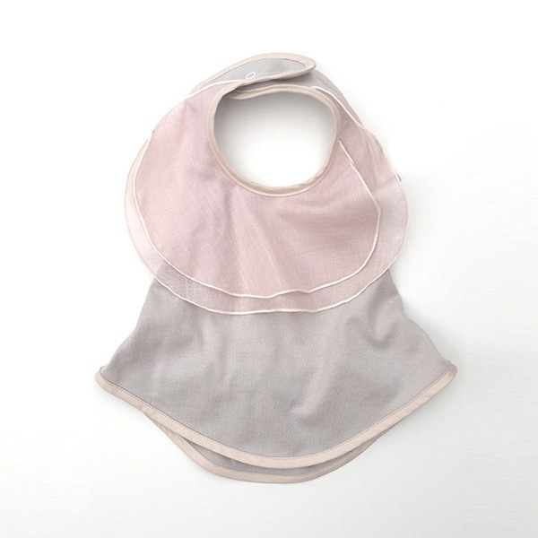 bibsy ミニドレスのようなビブ ALOHALOHA ROUND FLOWER PKGY