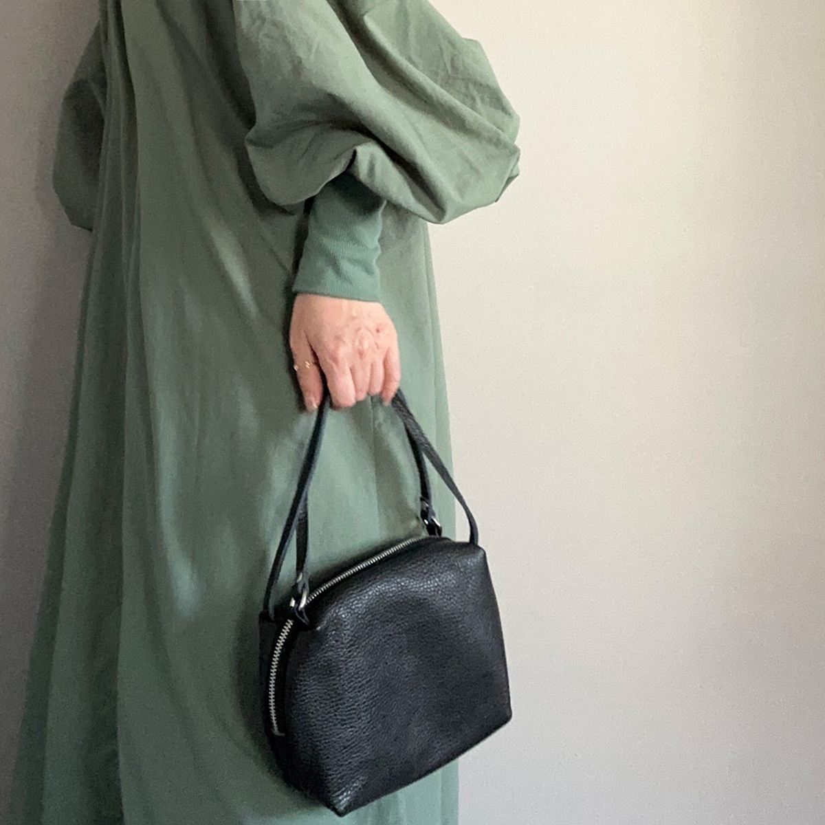 MARLON FIRENZE/2Way Shoulder Bag BLACK