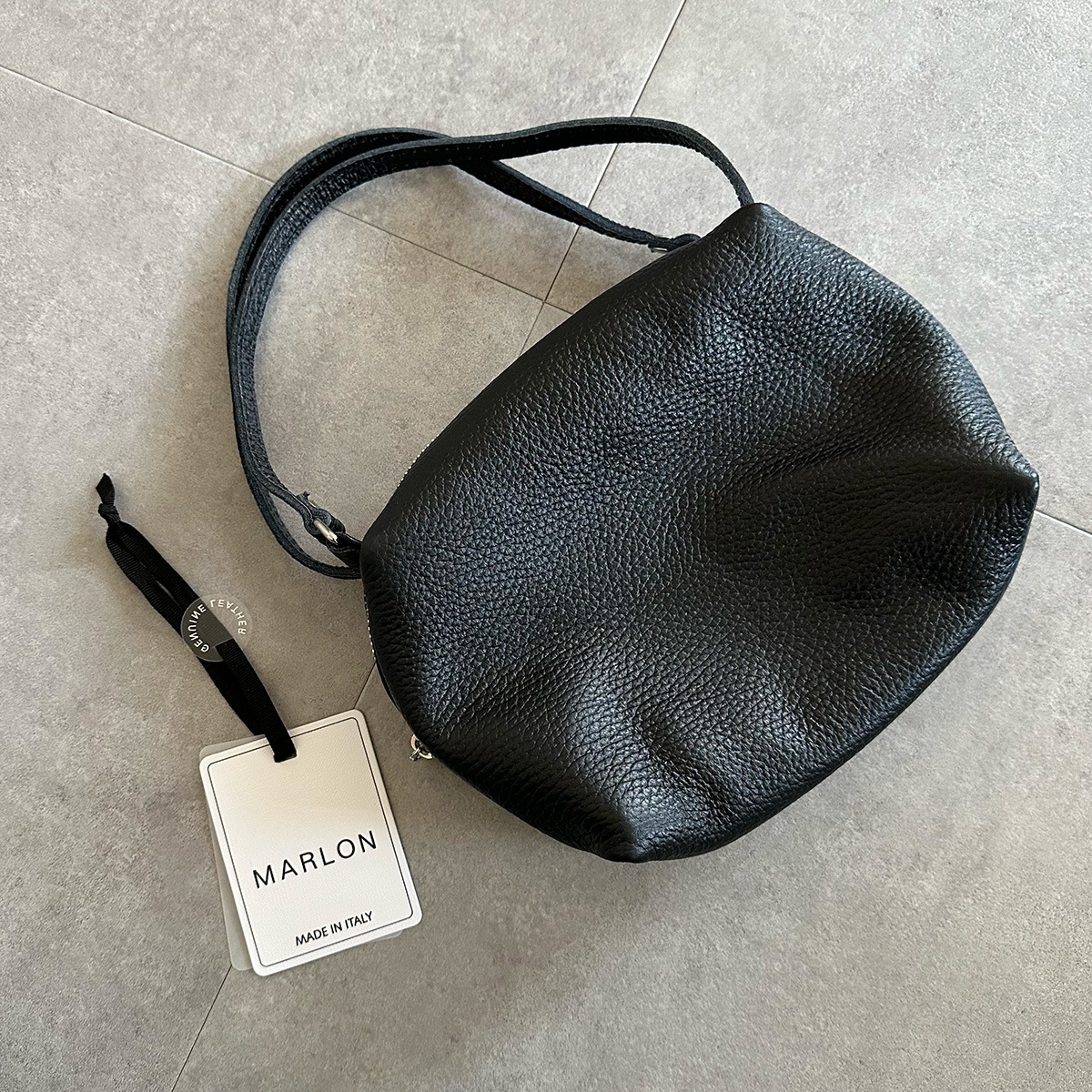 MARLON FIRENZE/2Way Shoulder Bag BLACK