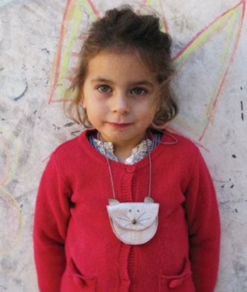 Easy Peasy イージーピージー  オーガニックレザーコインケースポーチ レッドマウス