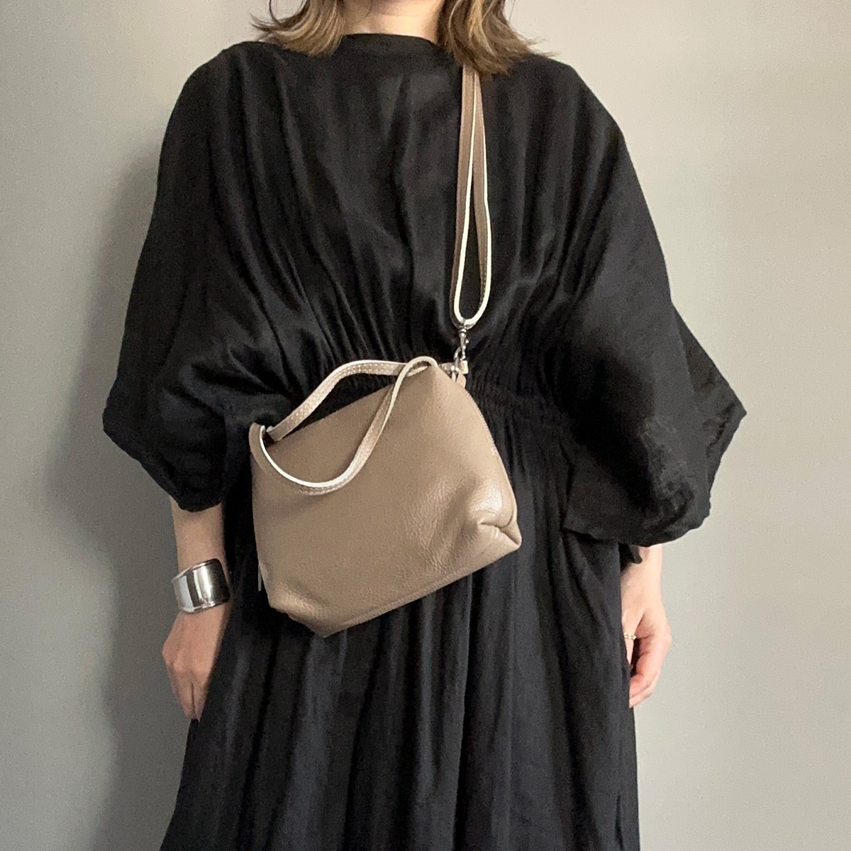 MARLON FIRENZE/2Way Shoulder Bag BEIGE