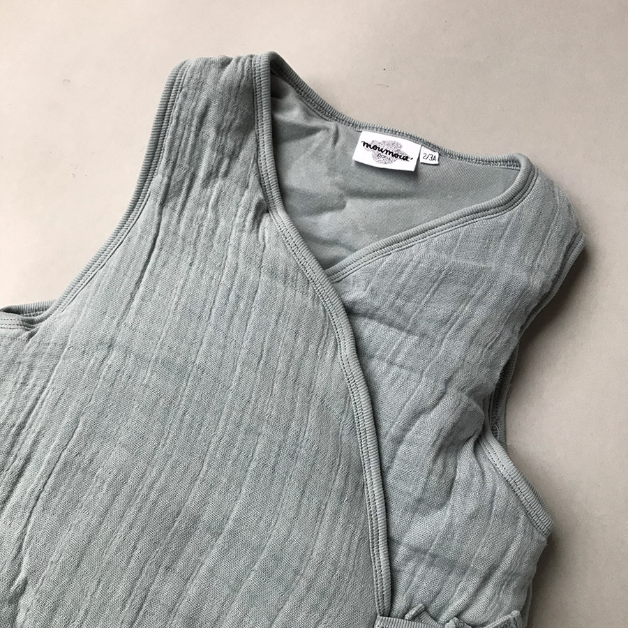 moumout' paris SLEEPY Kimono Quilted Sleeping Bag in Almond by My Moumout オーガニックコットンおくるみ　-/2-3Y スリーパー