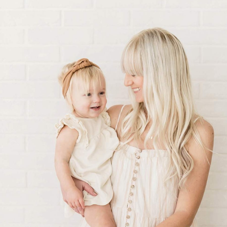 [50%off] Quincy Mae オーガニックコットン Flutter Dress  [ネコポス対応可] Ivory 70-80/90-100