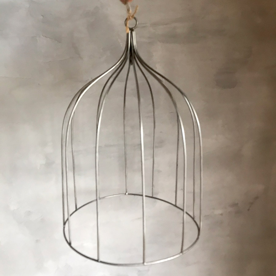 Numero 74  METAL STRUCTURE BIRDCAGE 30x20,5cm