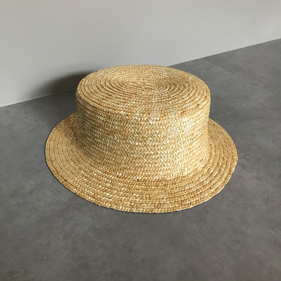 Willys カンカン帽　CANOTIER 35  大人サイズ58　リボンなし　