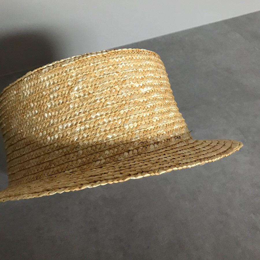 Willys カンカン帽　CANOTIER 35  大人サイズ58　リボンなし　