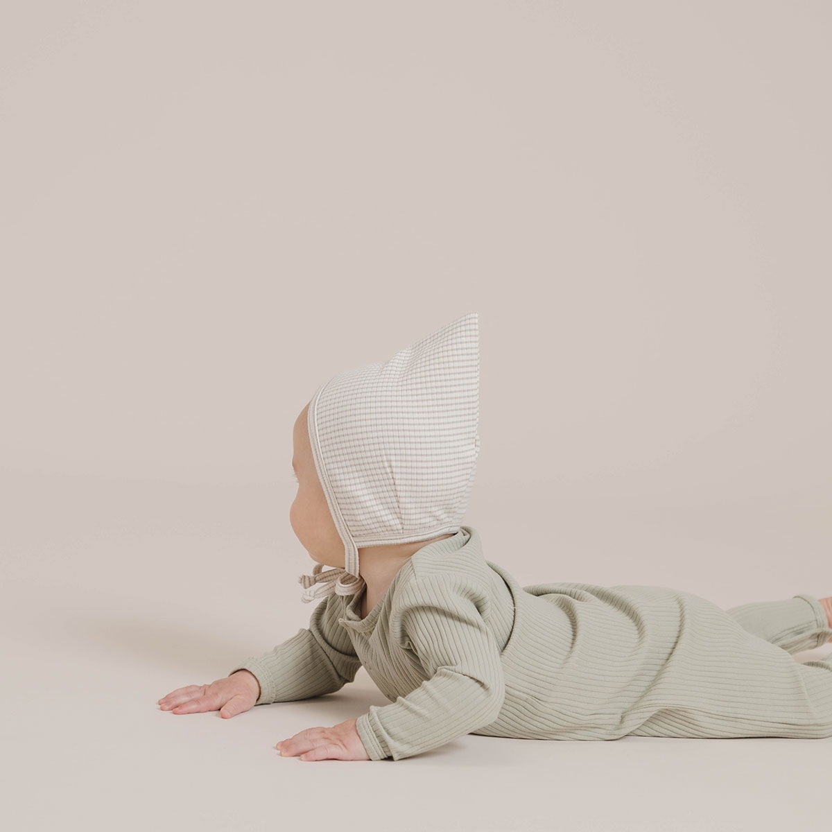 [30%off] Quincy Mae オーガニックコットン PIXIE BONNET [ネコポス対応可] OCEAN 6ヶ月 / 1歳