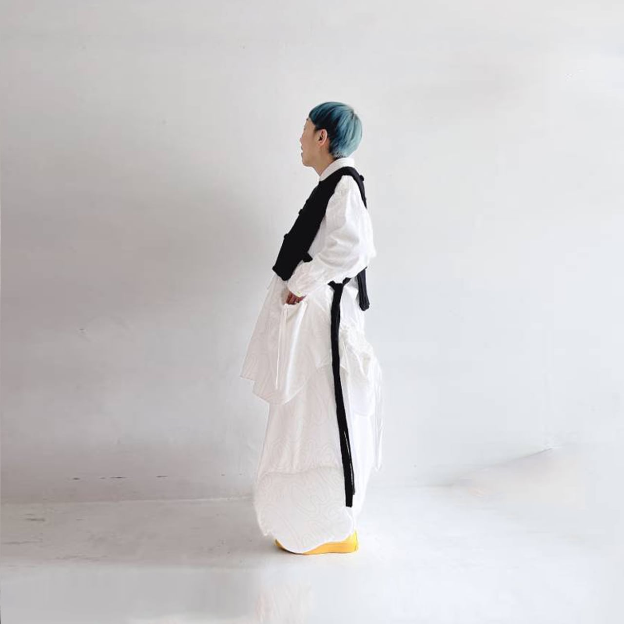 再値下げ [60%off] frankygrow HAND-KNITTED DOTS VEST / ADULT  F フリーサイズ IVORY/BLACK