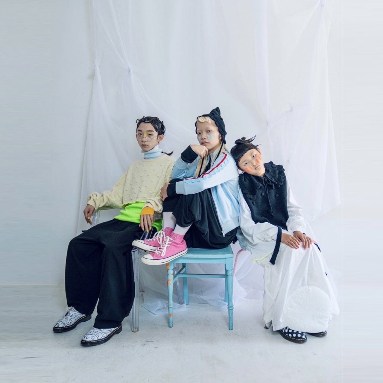 再値下げ [60%off] frankygrow HAND-KNITTED DOTS VEST / ADULT  F フリーサイズ IVORY/BLACK