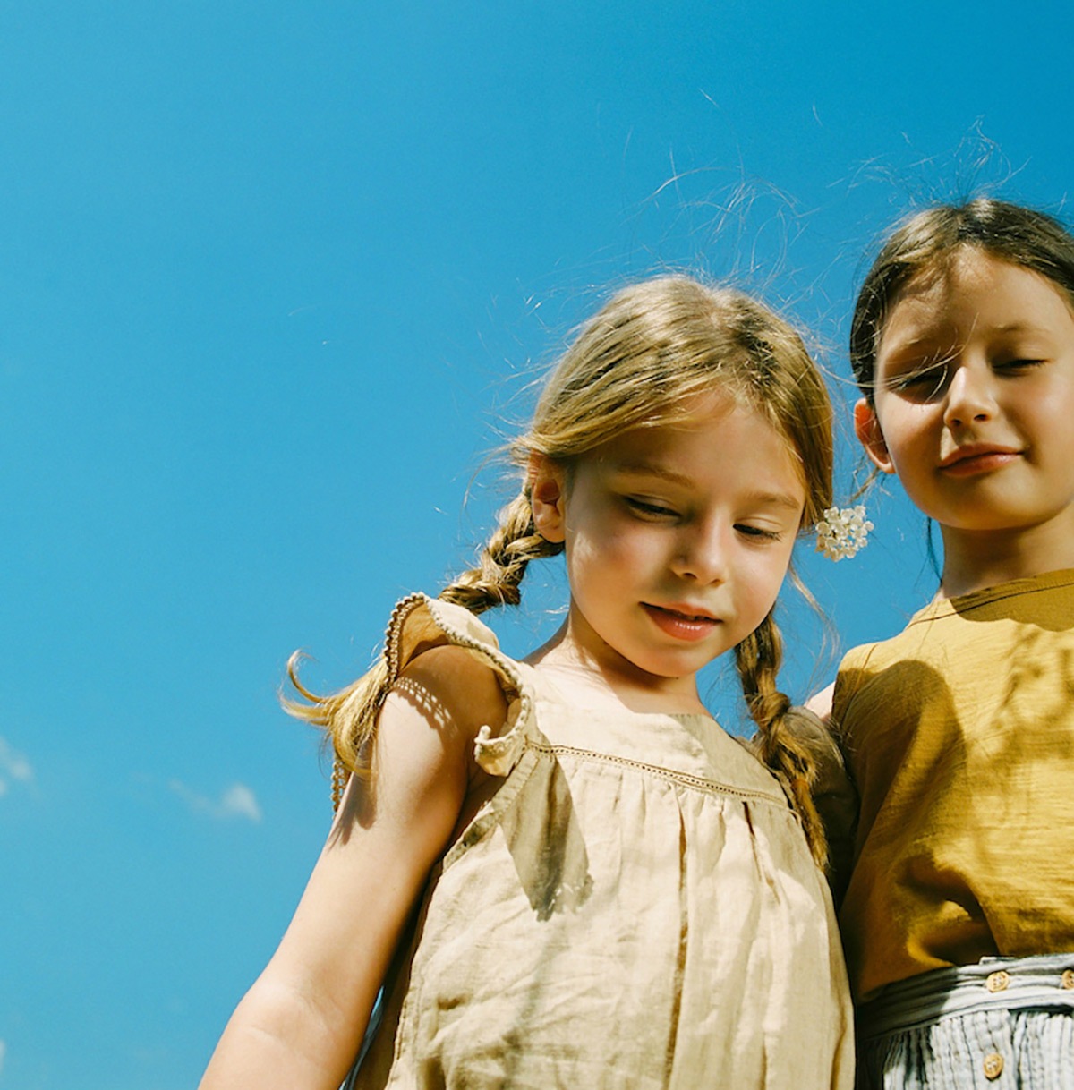 From spain MY LITTLE COZMO linen lace baby dress 50-60/70-80