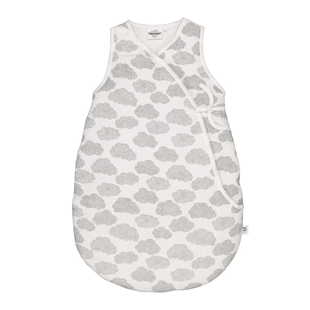 moumout' paris SLEEPY Kimono Quilted Sleeping Bag in Nuages by My Moumout オーガニックコットンおくるみ　-/2-3Y スリーパー