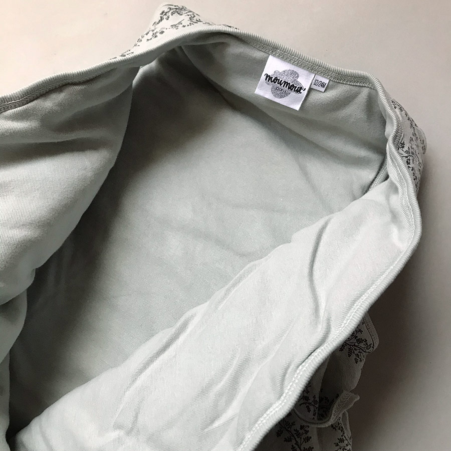 moumout' paris SLEEPY Kimono Quilted Sleeping Bag in Nuages by My Moumout オーガニックコットンおくるみ　-/2-3Y スリーパー