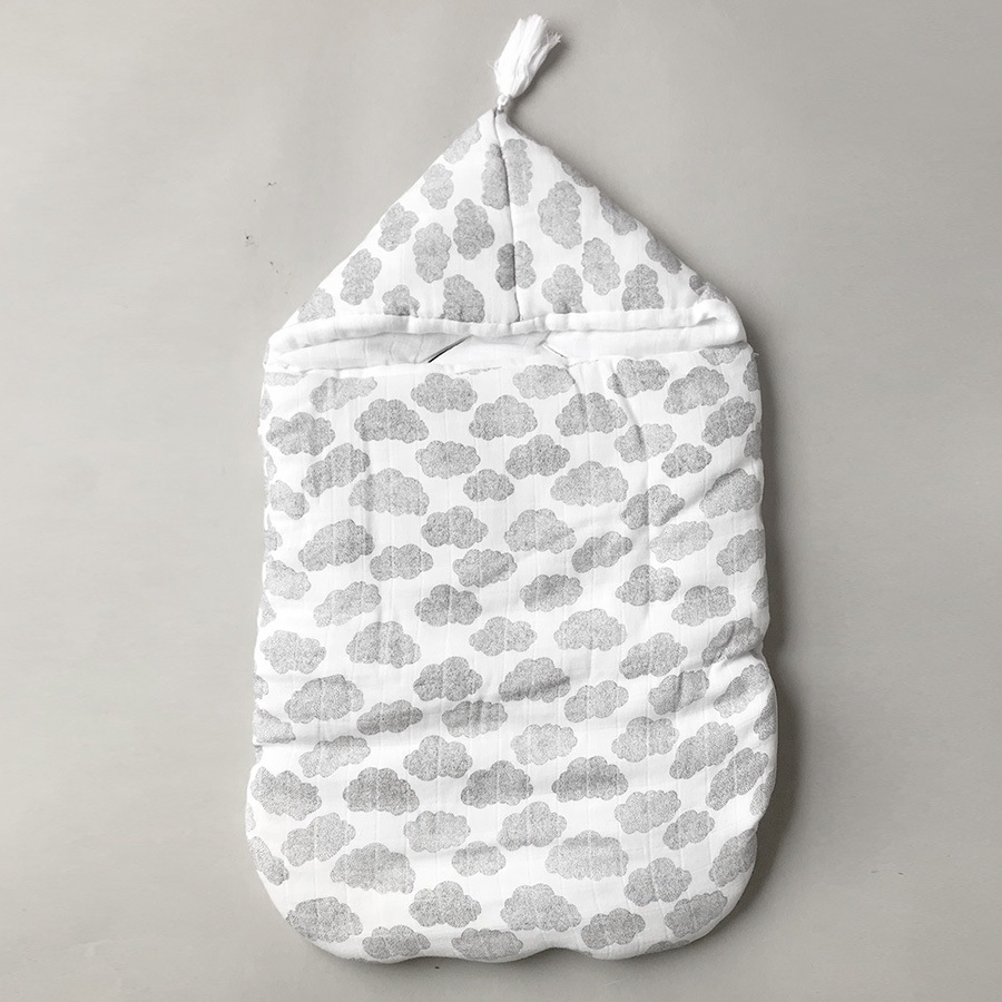 moumout' paris jojo Nuages BABYNEST IN COTTON おくるみ　H70cm*L44cm スリーパー