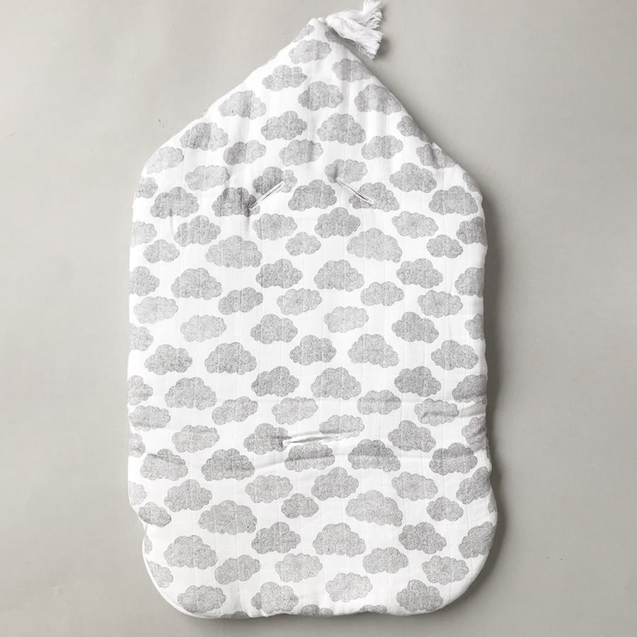 moumout' paris jojo Nuages BABYNEST IN COTTON おくるみ　H70cm*L44cm スリーパー