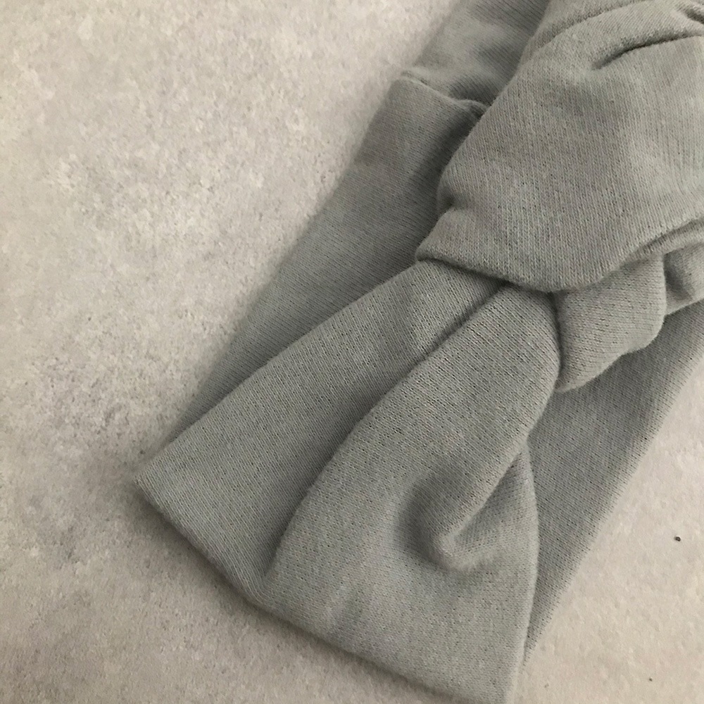 [30%off] Quincy Mae オーガニックコットン BABY TURBAN　0-12M 12-24M [ネコポス対応可] OCEAN