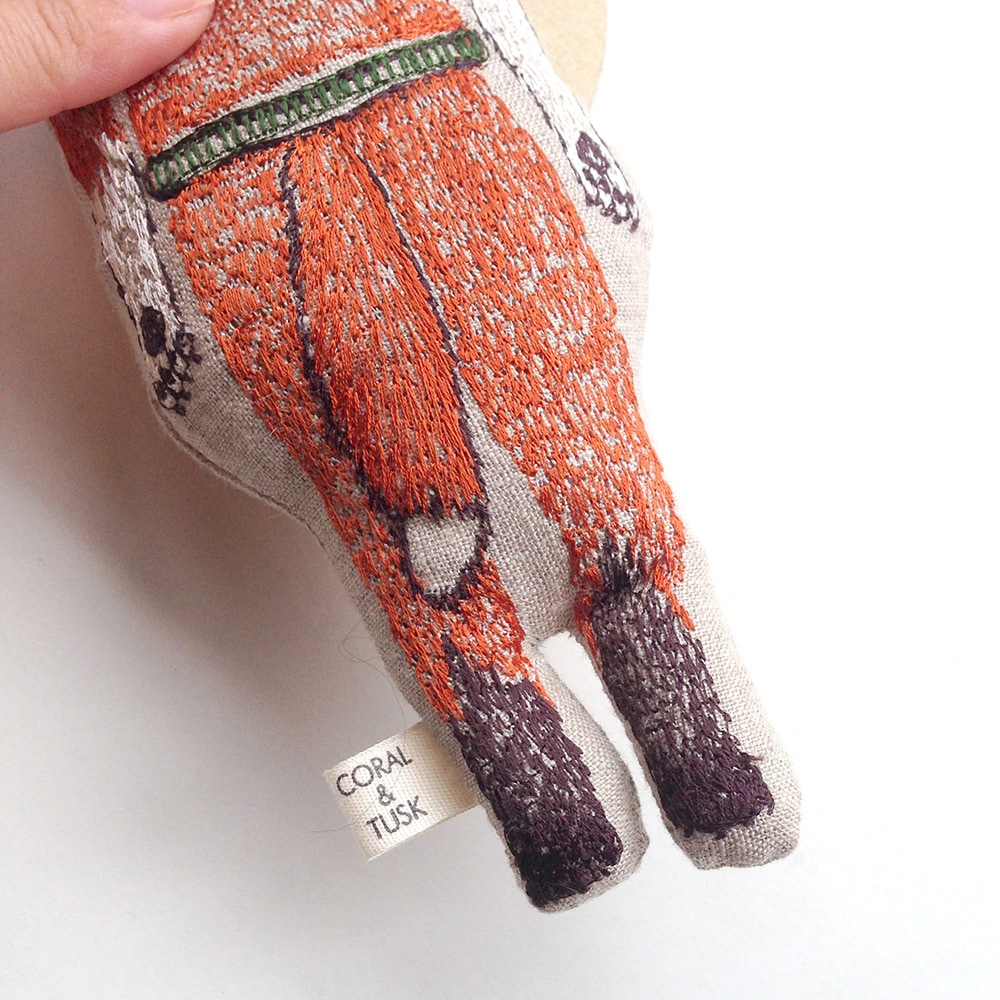 Coral & Tusk コーラルアンドタスク fox pocket doll　ポケット付ききつねドール