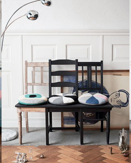 LUCKYBOYSUNDAY ラッキーボーイサンデー favourite place pillow / grey おうちのクッション