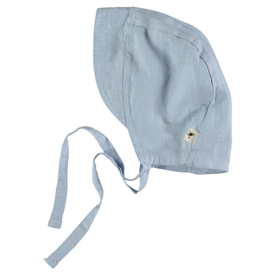 【50%OFF】 From spain MY LITTLE COZMO HAT LILY78 /カラーリネン BLUE 48cm ご出産祝に