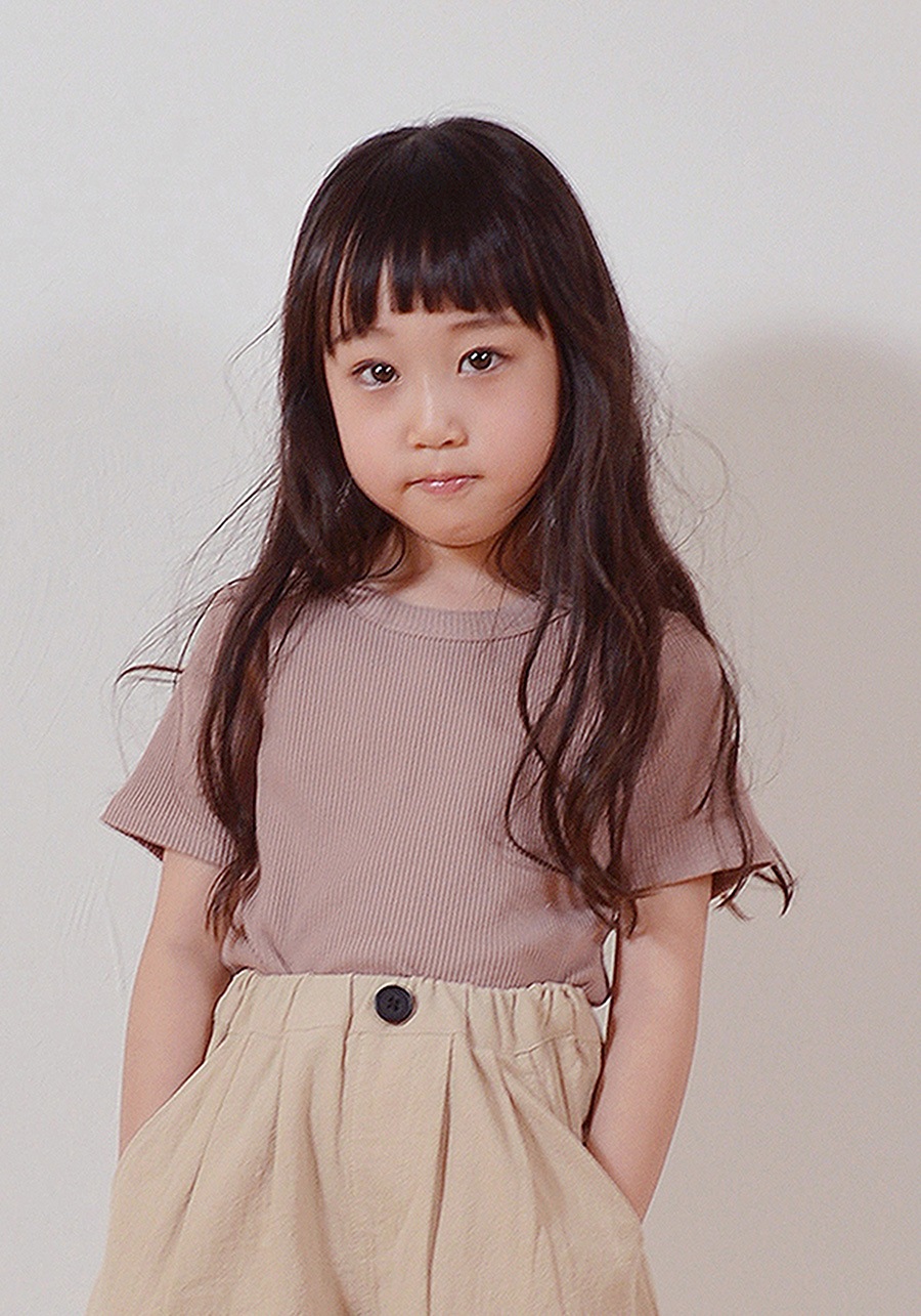 [60%OFF] undeny. リブTシャツ -/L(130-140)/XL(150-160)/F(160-170) カラー 4色展開