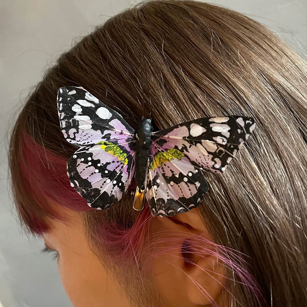 CHATOY バタフライピン  リアル蝶デザインのヘアクリップ
