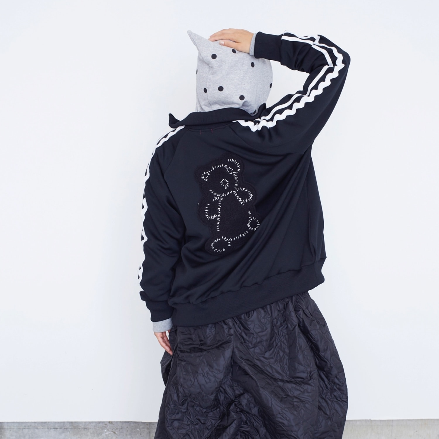 『SALE除外』frankygrow KUMA EMBROIDERY PATCH TRACK JACKET  F1/F2