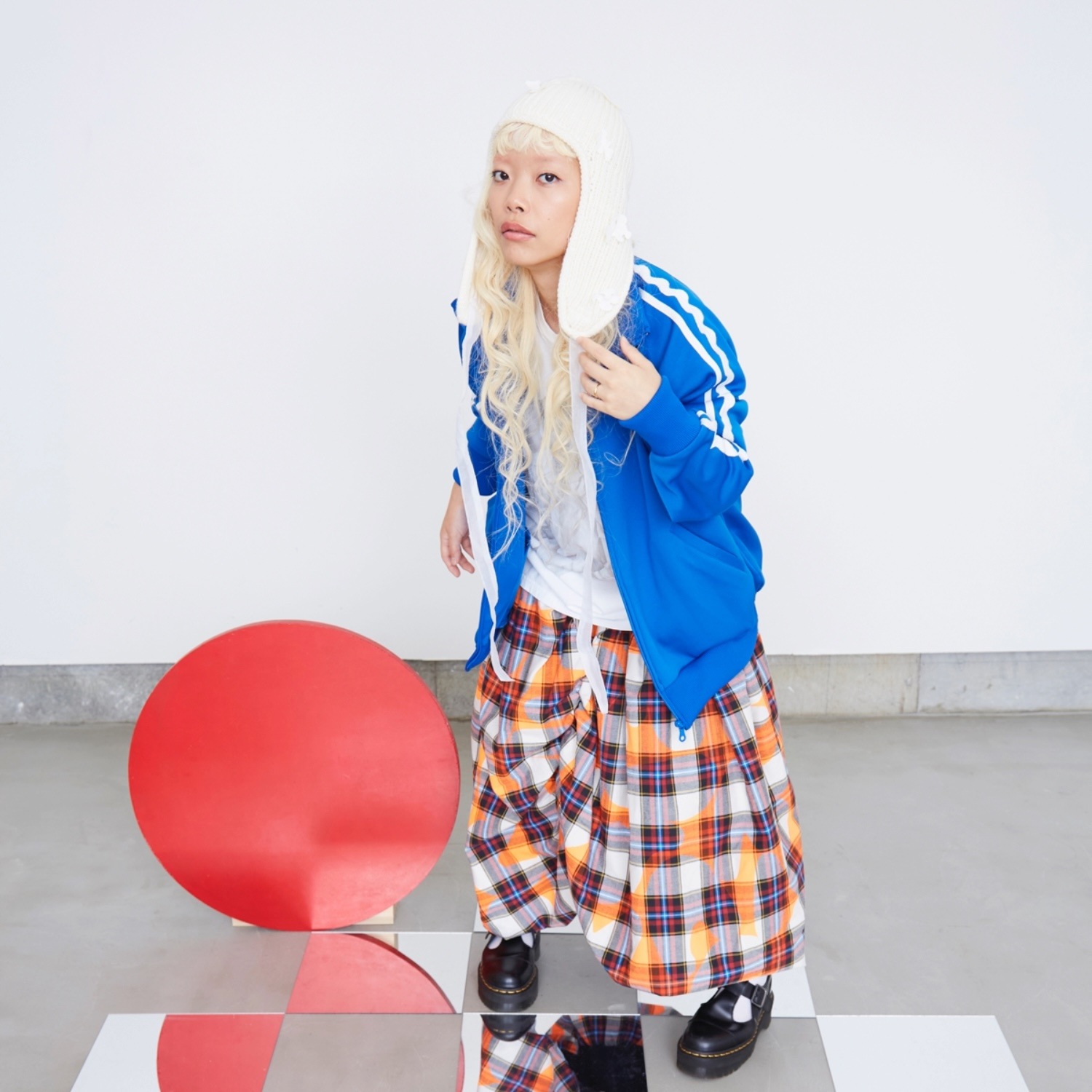 『SALE除外』frankygrow KUMA EMBROIDERY PATCH TRACK JACKET  F1/F2