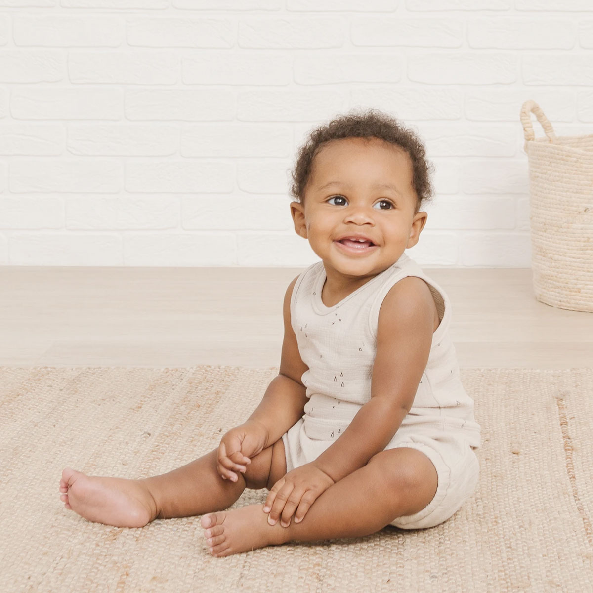 [20%OFF] Quincy Mae オーガニックコットン WOVEN BLOOMER  [ネコポス対応可] ASH 80