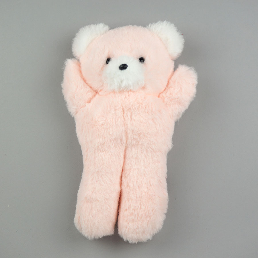 Les Petites Marie Ours hochet CAMILLE rose 20cm　にぎにぎ　ガラガラ