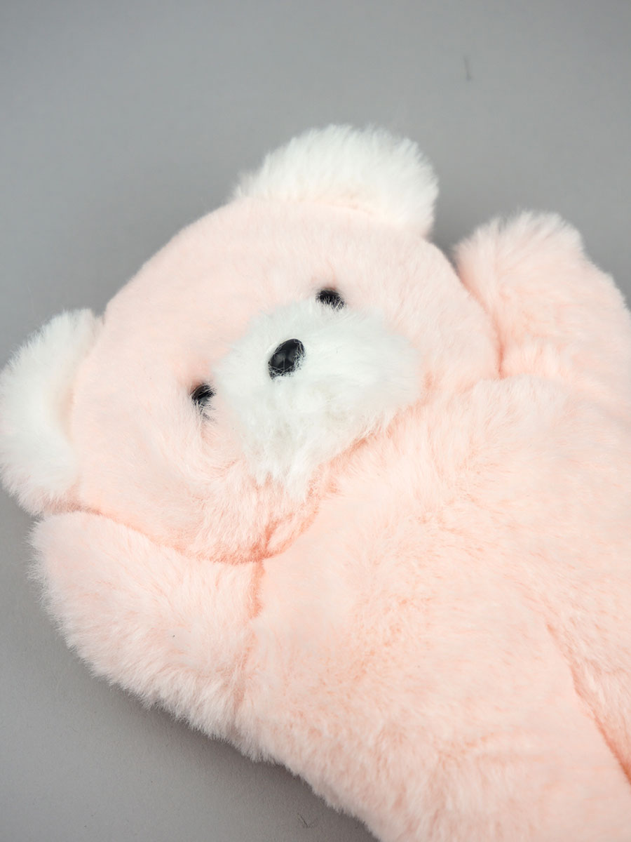 Les Petites Marie Ours hochet CAMILLE rose 20cm　にぎにぎ　ガラガラ