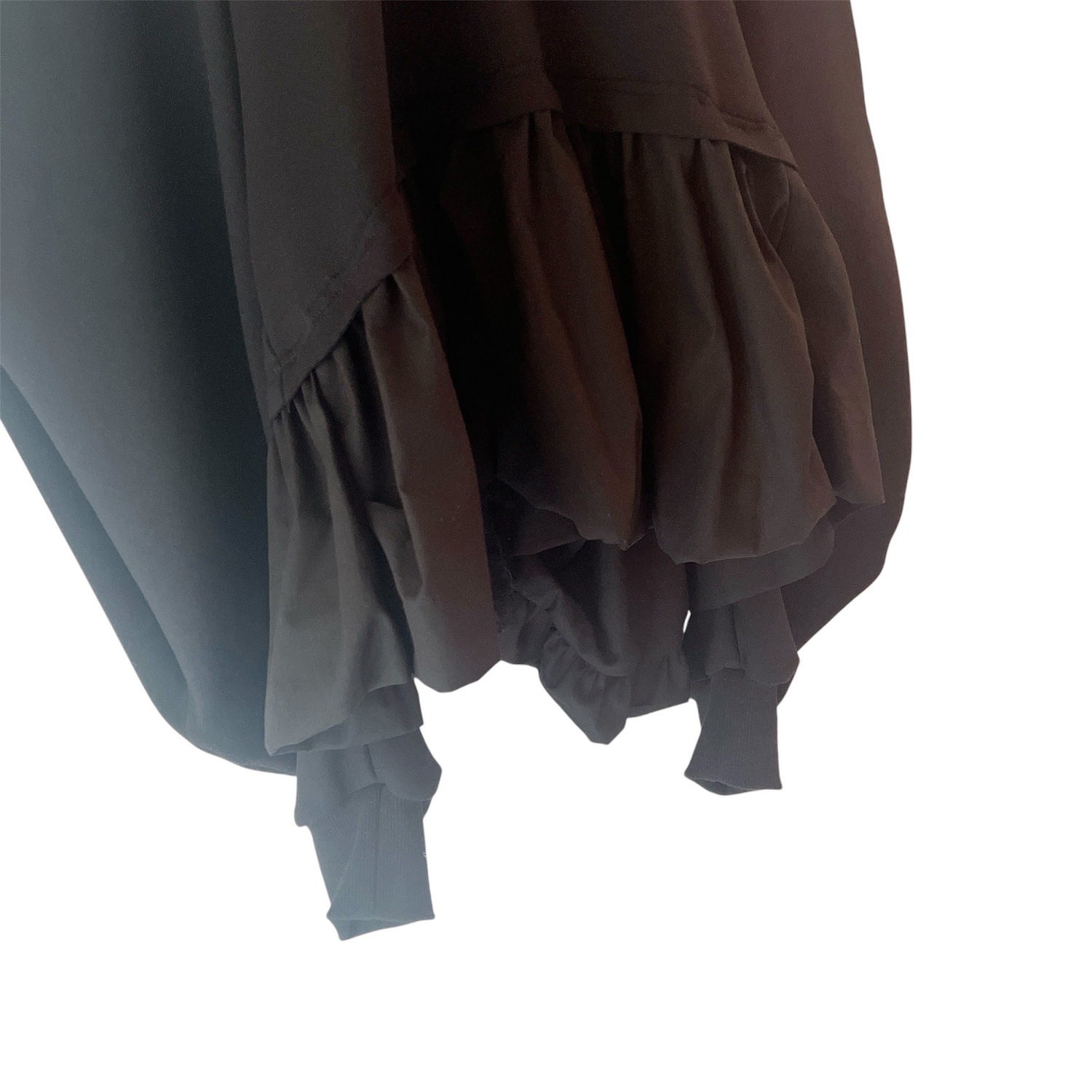 『SALE除外』frankygrow BALLOON DOUBLE AIR HOODIE	 BLACK F1/ F2 