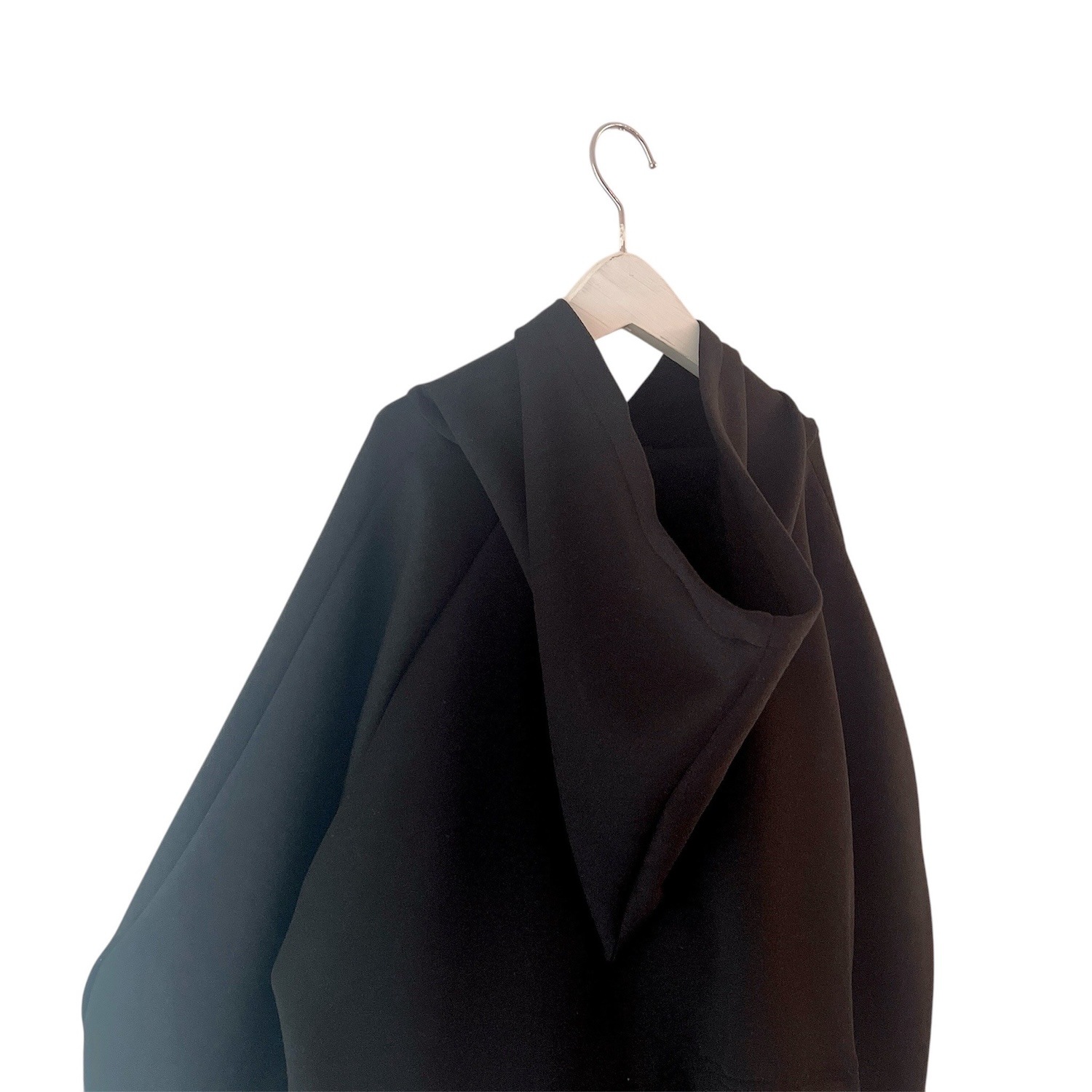 『SALE除外』frankygrow BALLOON DOUBLE AIR HOODIE	 BLACK F1/ F2 