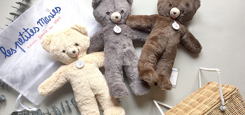 フランスから Les Petites Marie (レ・プティット・マリー) Our Toinou Ecru(GV) bear トワヌー