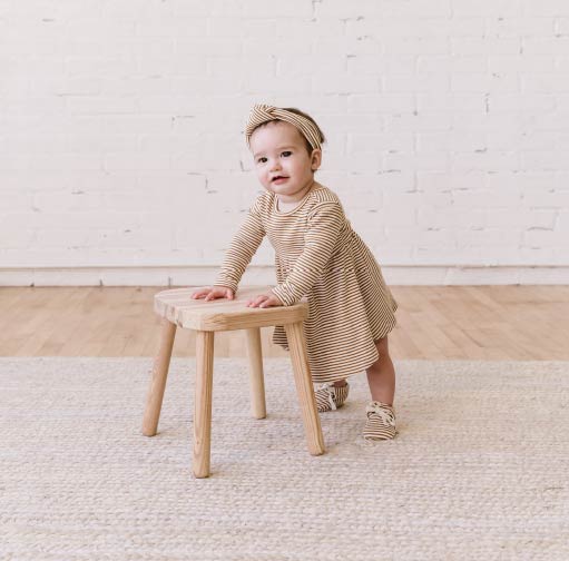 [30%off] Quincy Mae オーガニックコットン RIBBED BABY TURBAN　0-12M 12-24M [ネコポス対応可]