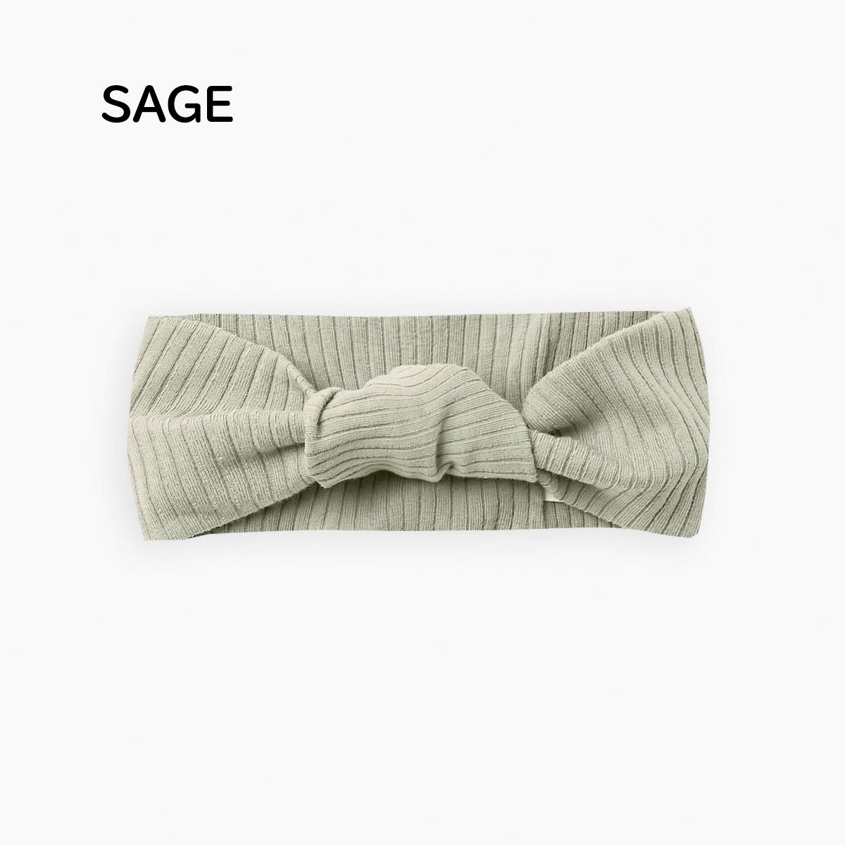 [30%off] Quincy Mae オーガニックコットン RIBBED BABY TURBAN　0-12M 12-24M [ネコポス対応可]