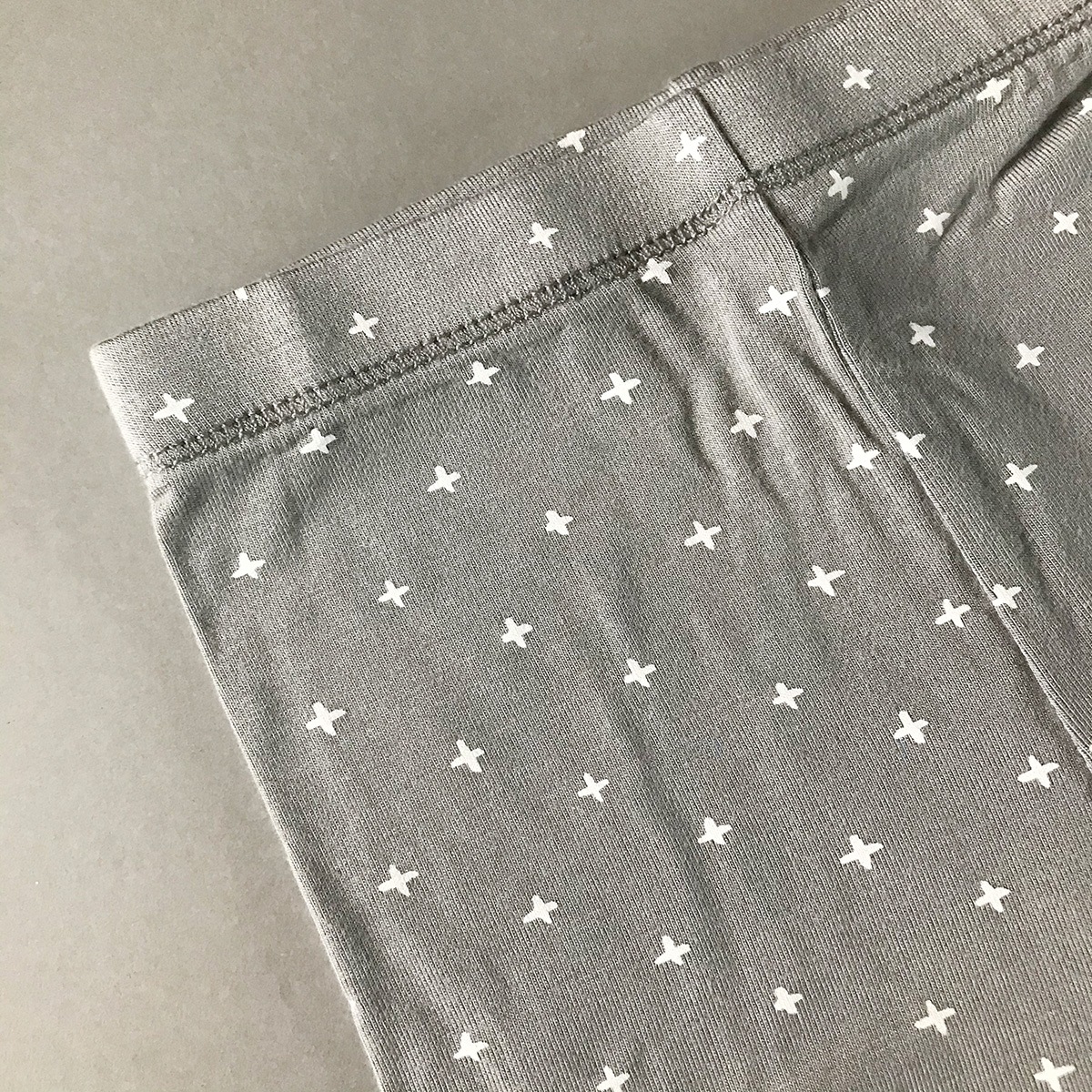 Quincy Mae BAMBOO LEGGINGS | CRISS CROSS  [ネコポス対応可] 60-70/80/90-100/100-100