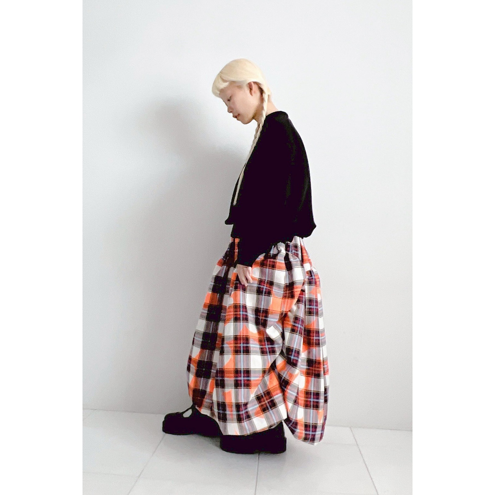 『SALE除外』frankygrow VORIOUS FRILL SLV DOUBLE AIR PO	BLACK F1/ F2 