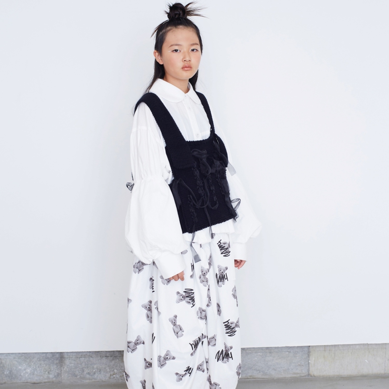 ●frankygrow GATHERED BALLOON BLOUSE F2 