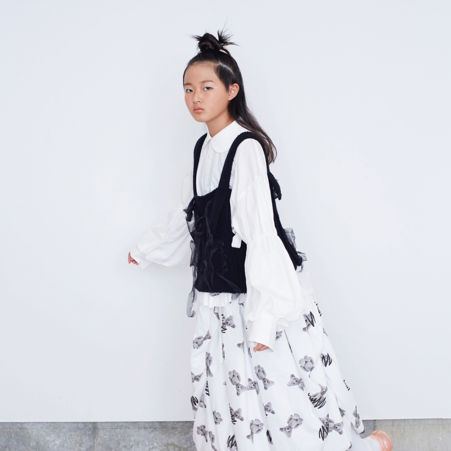 ●frankygrow GATHERED BALLOON BLOUSE F2 