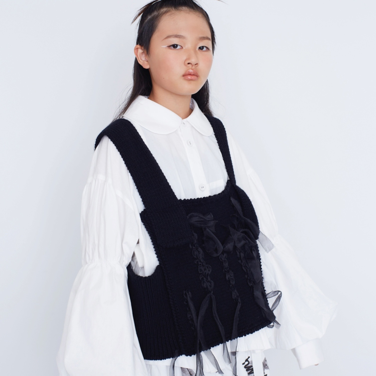 ●frankygrow GATHERED BALLOON BLOUSE F2 